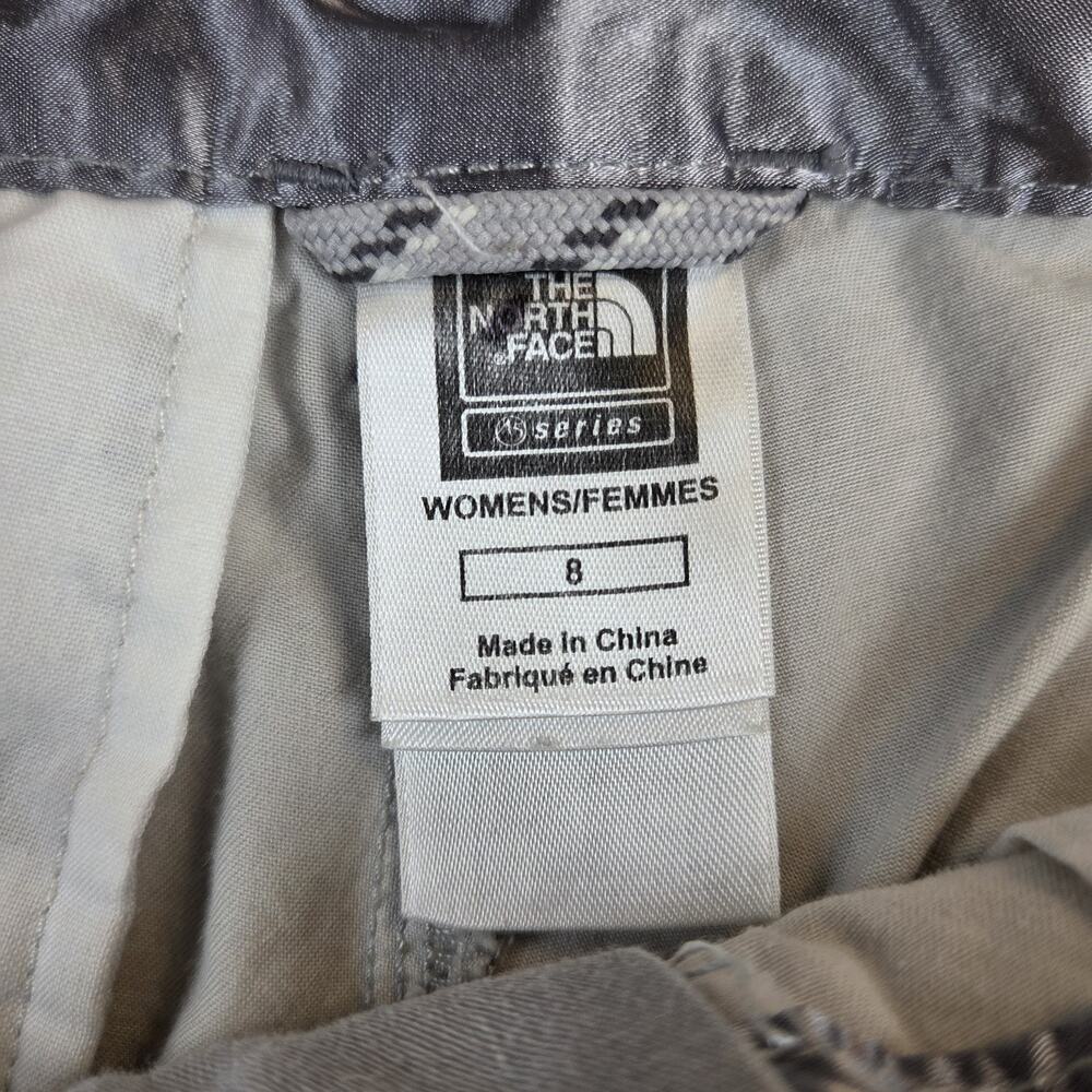 The North Face Womens Bamboo Blend Bermuda Shorts Gray 8 Walking Relaxed Fit - Picture 3 of 8